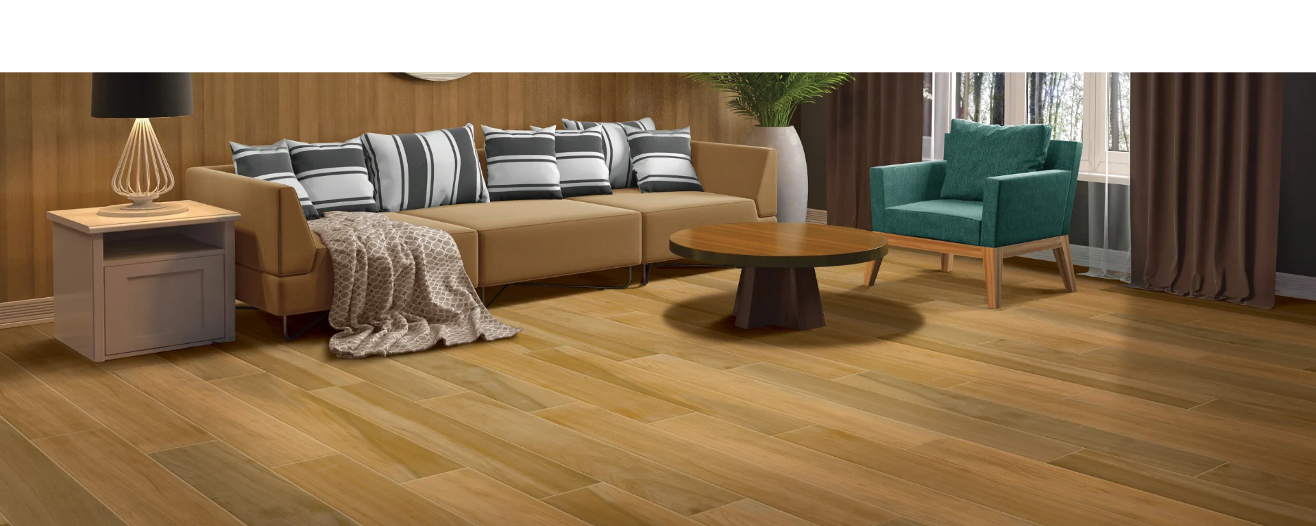 ATLANTA BROWN Woodlook Surface Tile