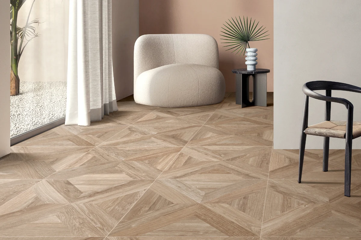 TEAK BONE Woodlook Surface Tile